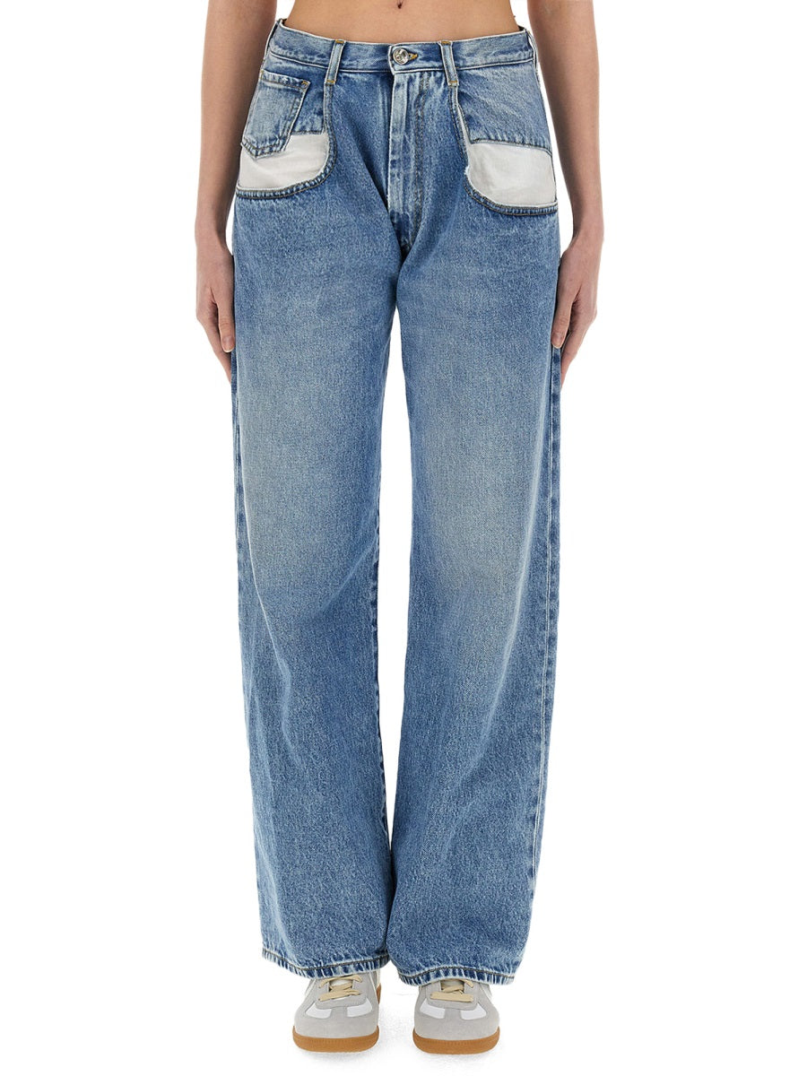 MAISON MARGIELA Straight Fit Women's Jeans - FW25 Collection
