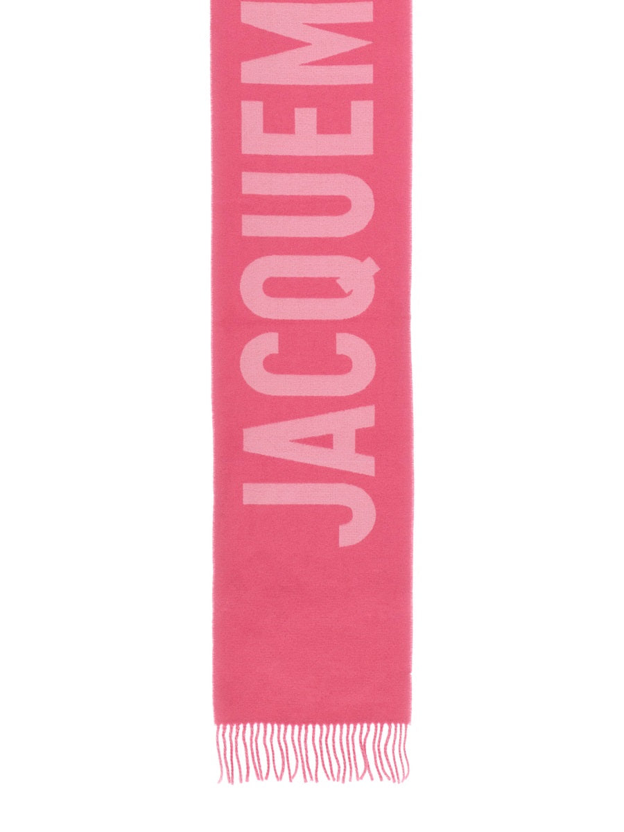 JACQUEMUS Logo Wool Scarf - FW25 Collection