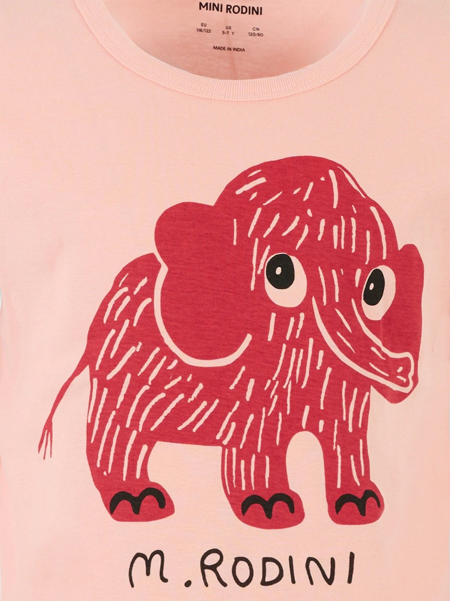 MINI RODINI Mini Elephant T-Shirt for Girls