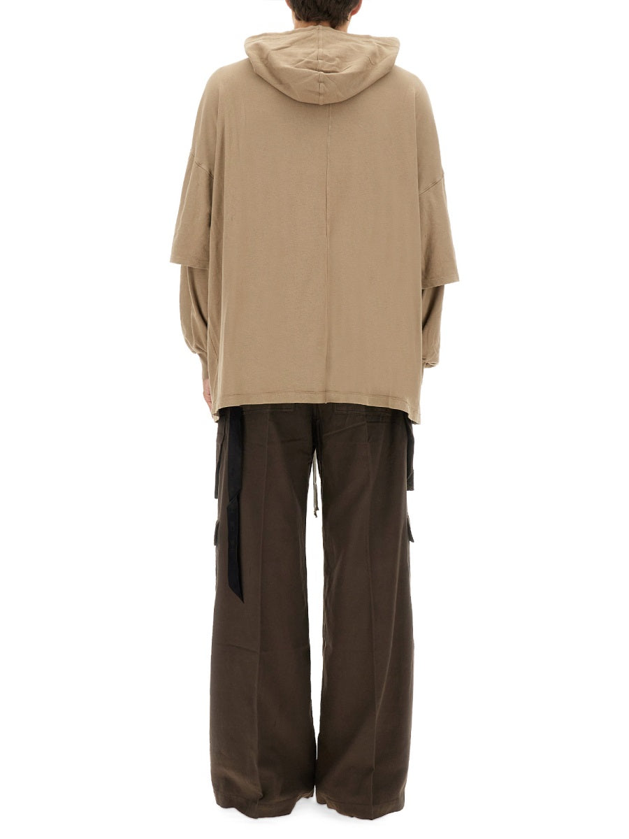 RICK OWENS DRKSHDW Men's Tommy Hustler Hoodie - FW25 Edition