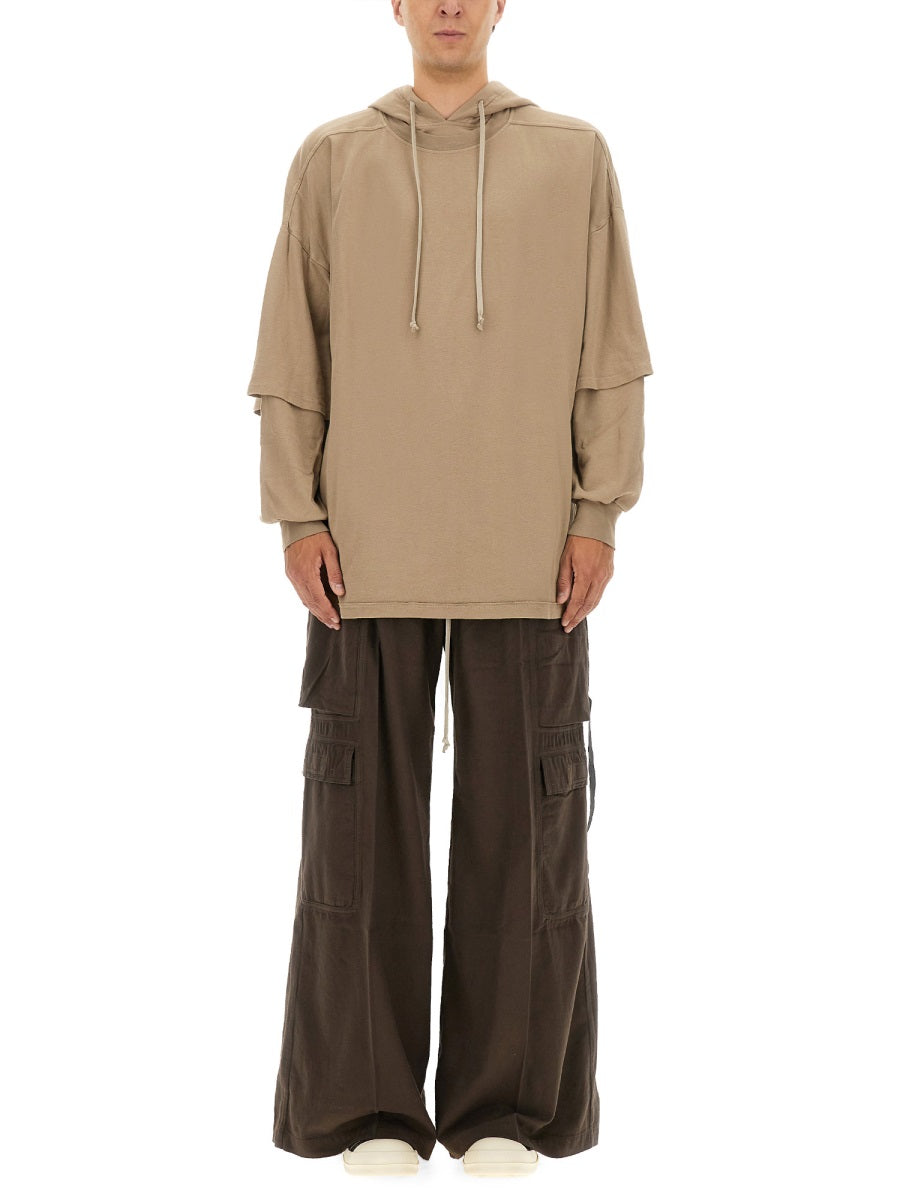 RICK OWENS DRKSHDW Men's Tommy Hustler Hoodie - FW25 Edition
