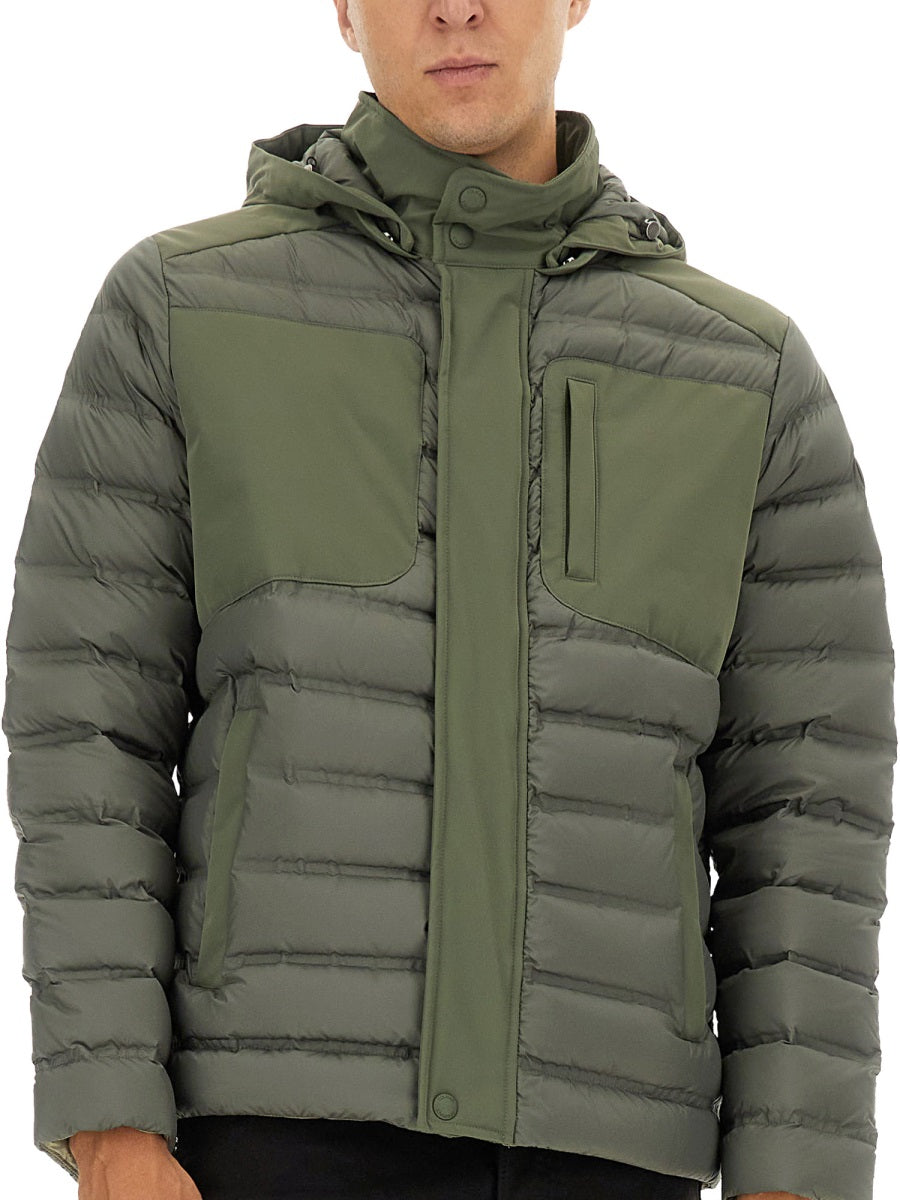 COLMAR ORIGINALS Men's Down Jacket with Detachable Hood - Size 48 IT