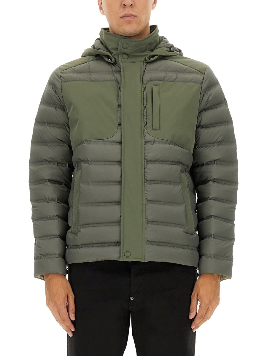 COLMAR ORIGINALS Men's Down Jacket with Detachable Hood - Size 48 IT