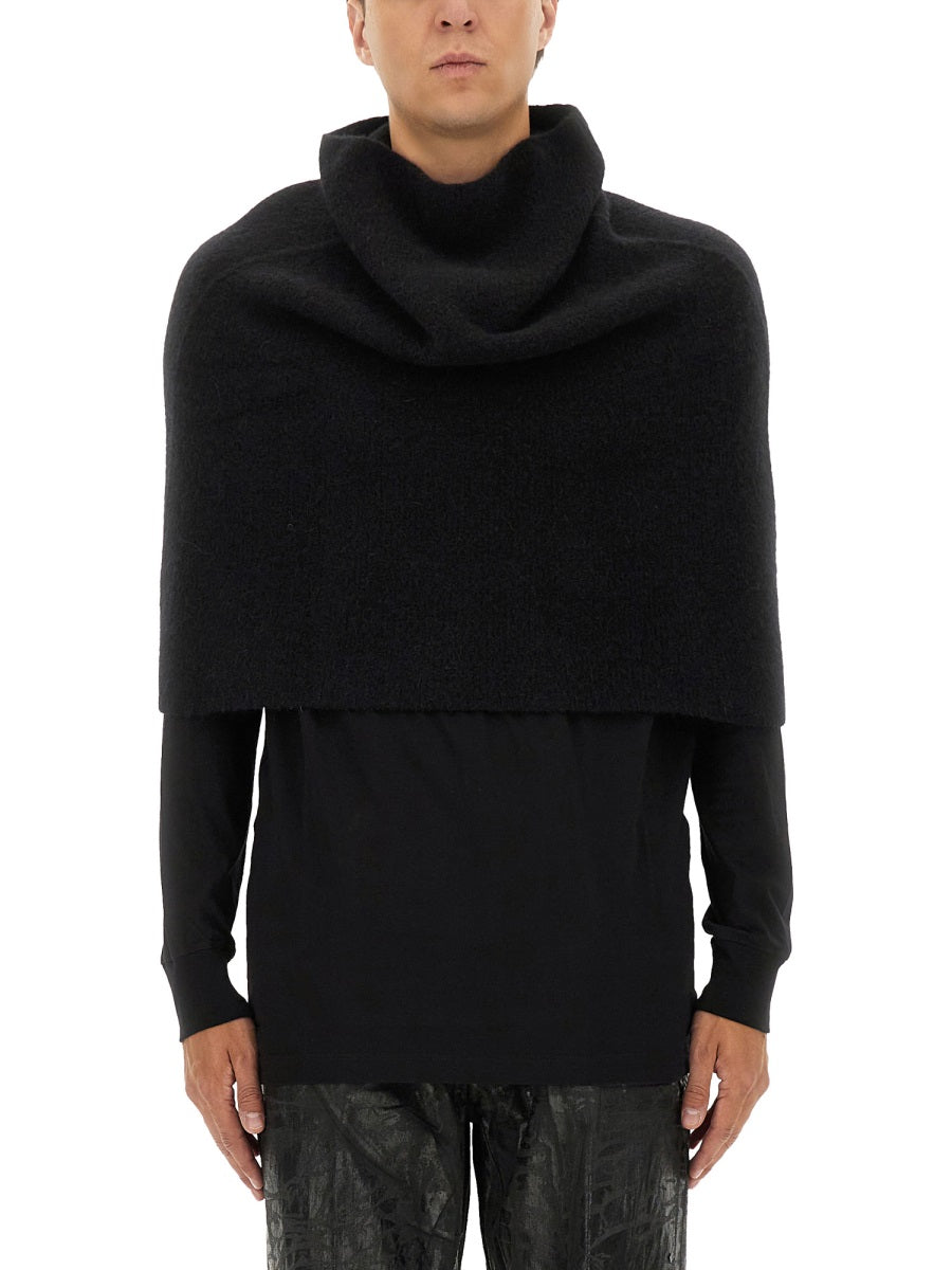 RICK OWENS Knit Cape - Uni Size