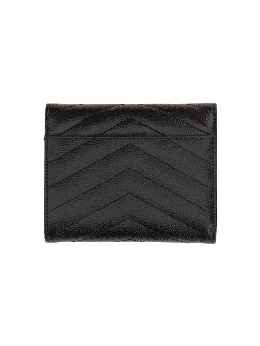 SAINT LAURENT Mini Compact Trifold Wallet
