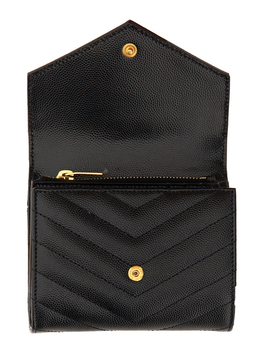 SAINT LAURENT Mini Compact Trifold Wallet