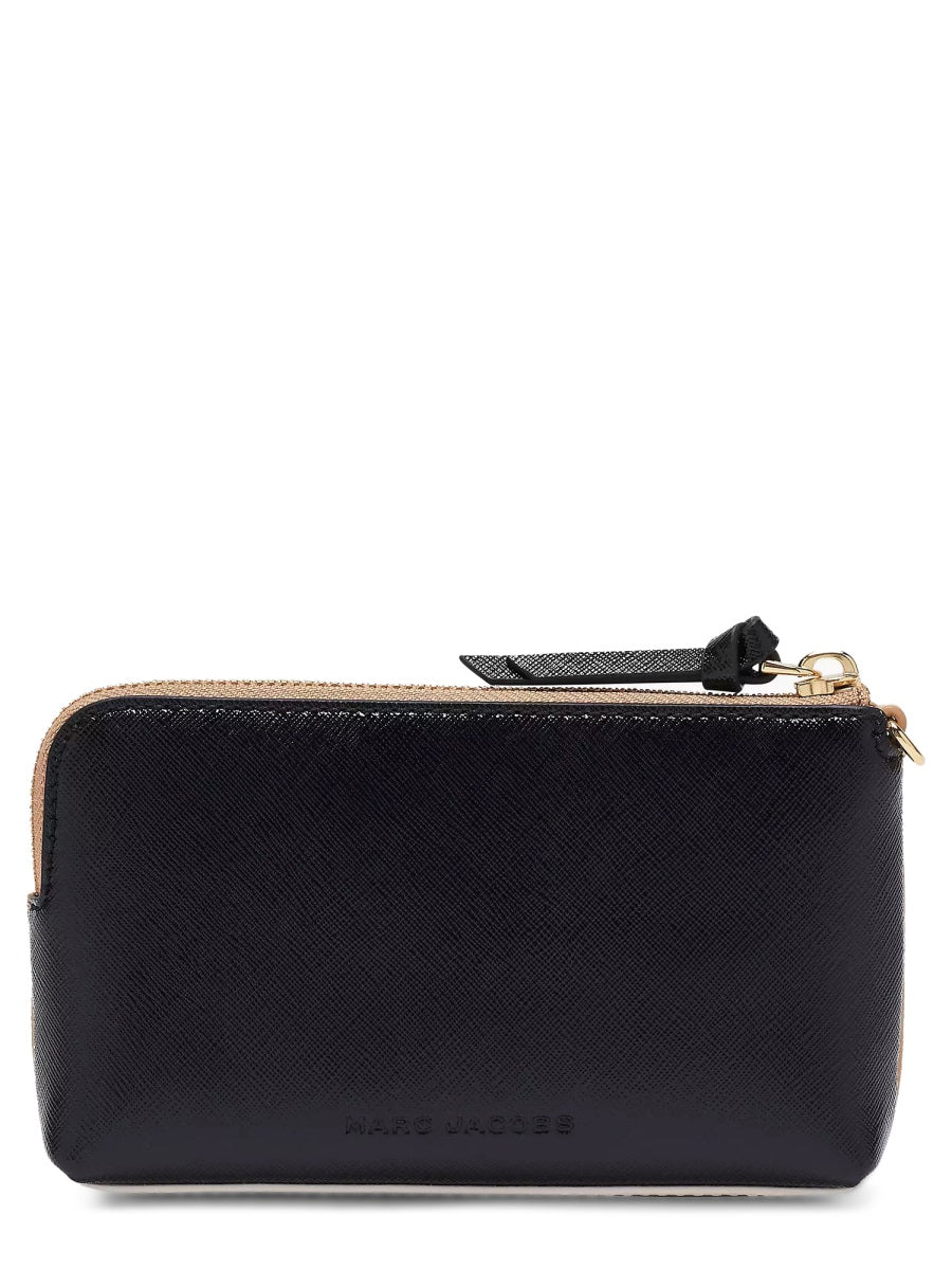 MARC JACOBS Wrist Clutch Mini in Luxe Cow Leather