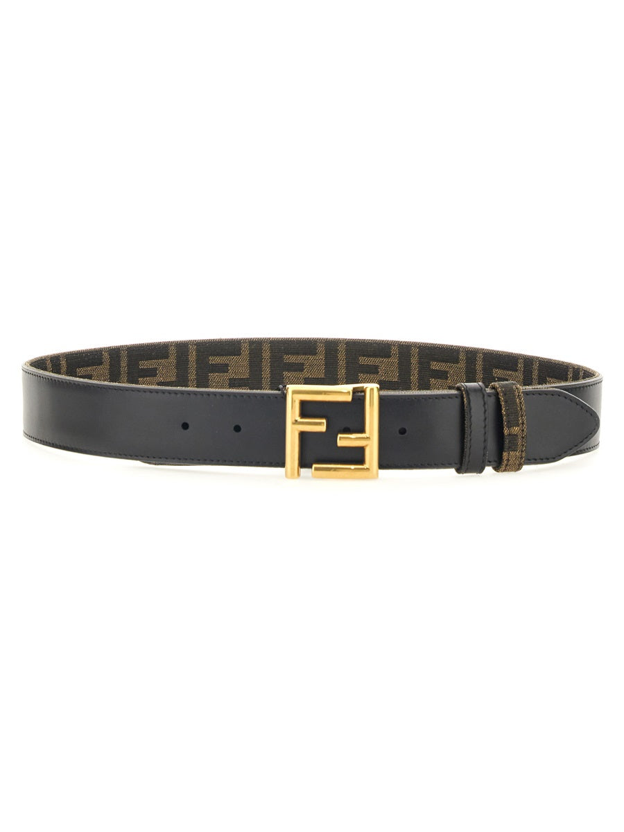 FENDI FF Leather Belt for Women - FW25 Edition