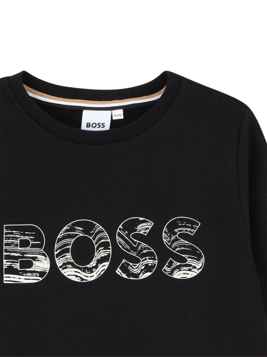 BOSS Boys' Classic Mini Sweatshirt