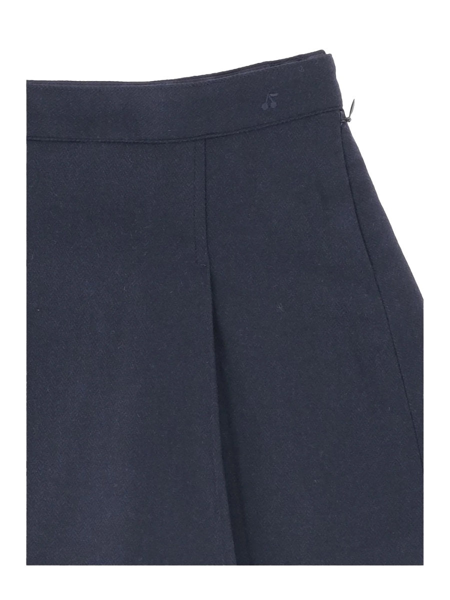 BONPOINT Recycled Wool Mini Skirt for Girls