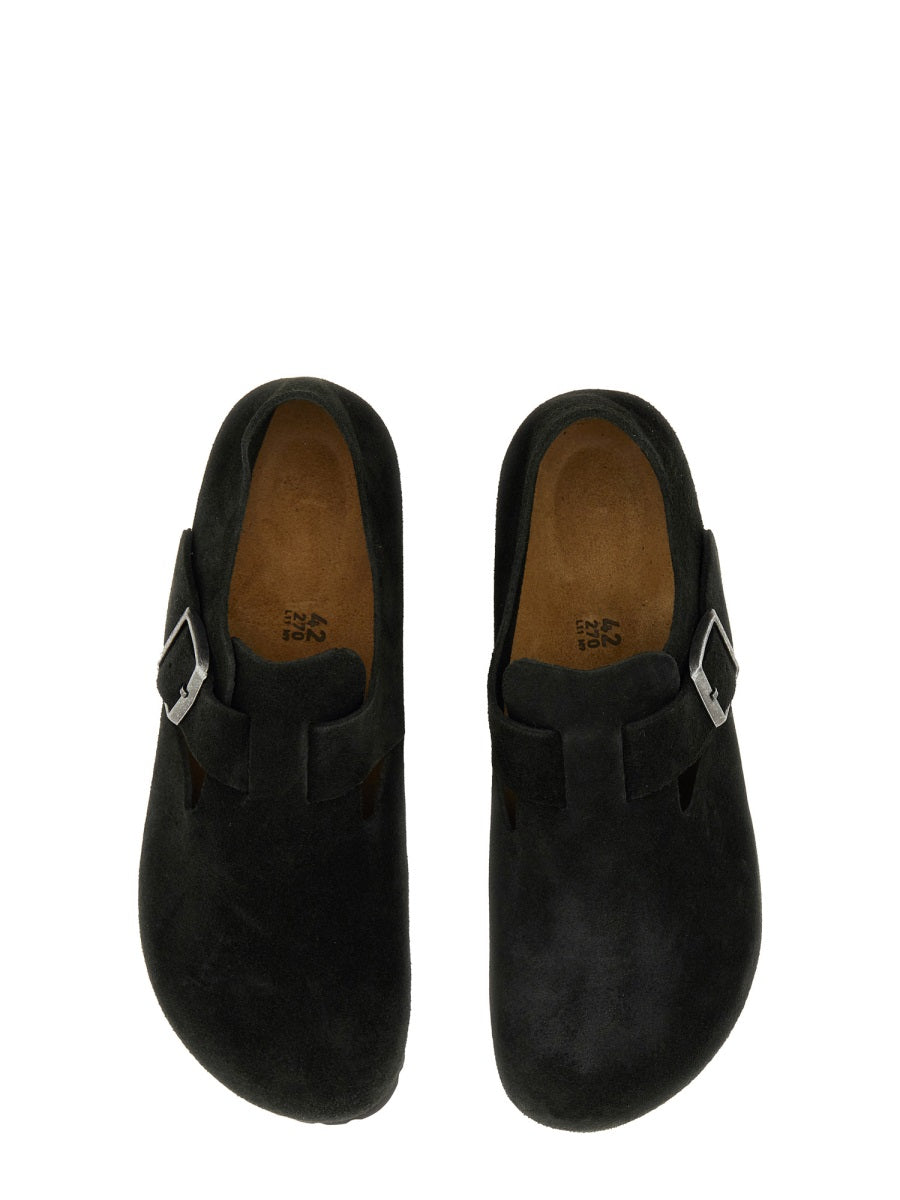 BIRKENSTOCK Premium Suede London Sabot