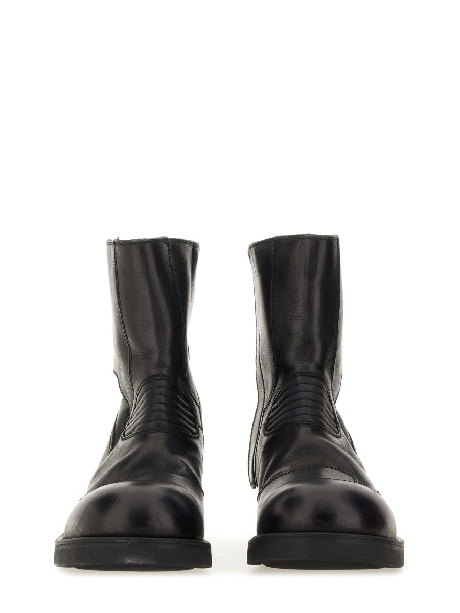 MM6 MAISON MARGIELA Leather Biker Boot