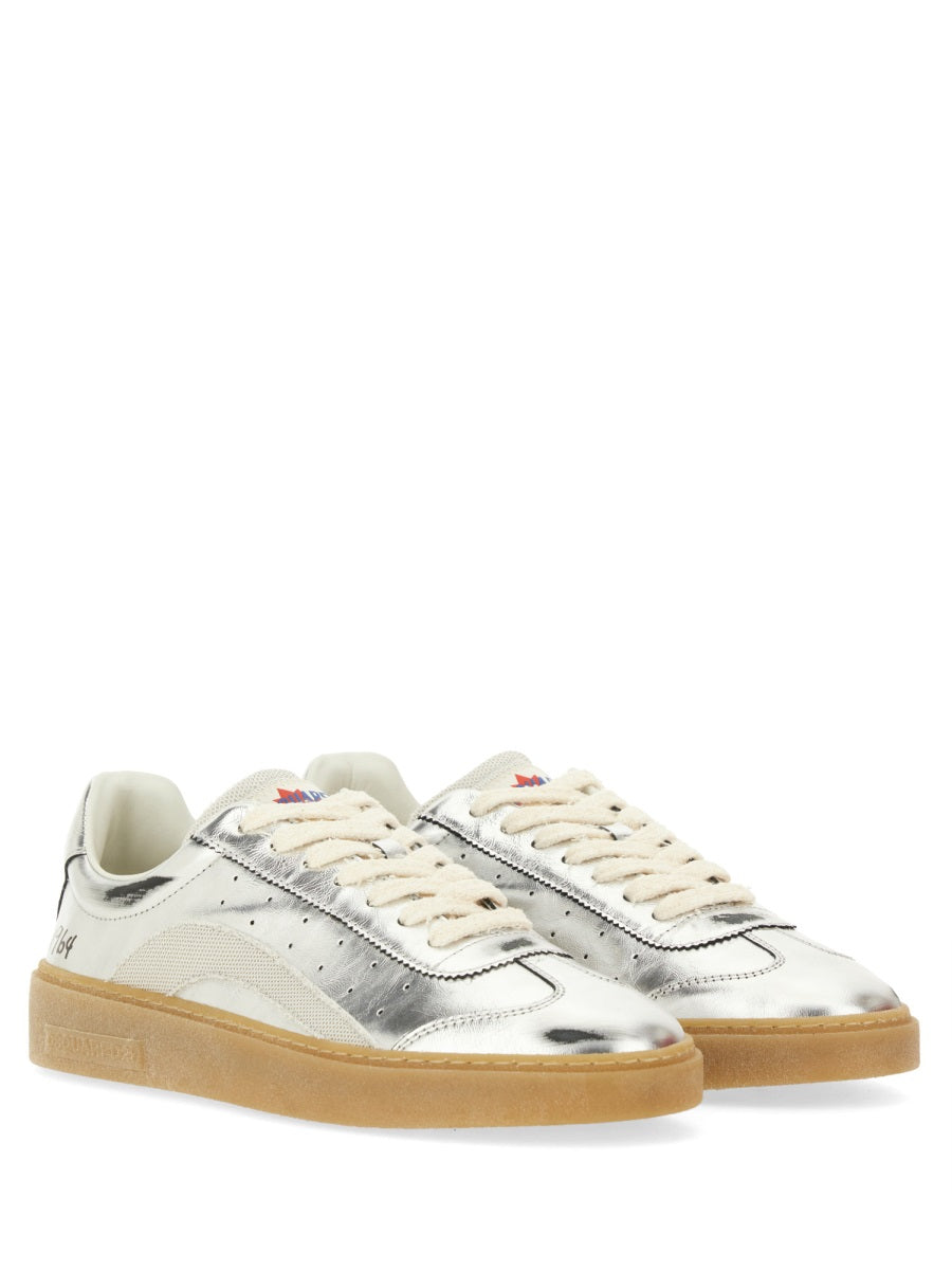 DSQUARED Leather Sneakers for Men - FW25 Collection
