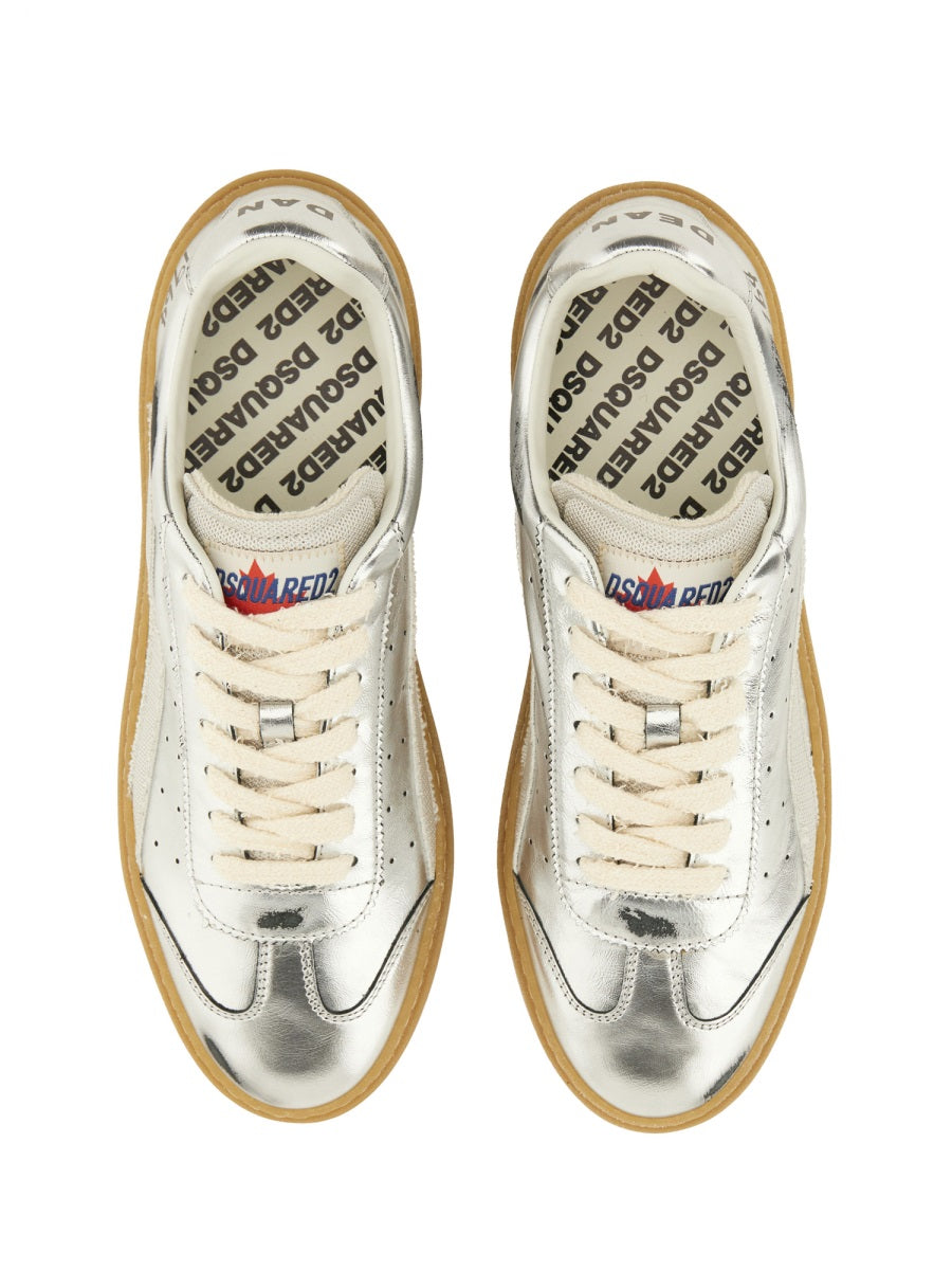 DSQUARED Leather Sneakers for Men - FW25 Collection