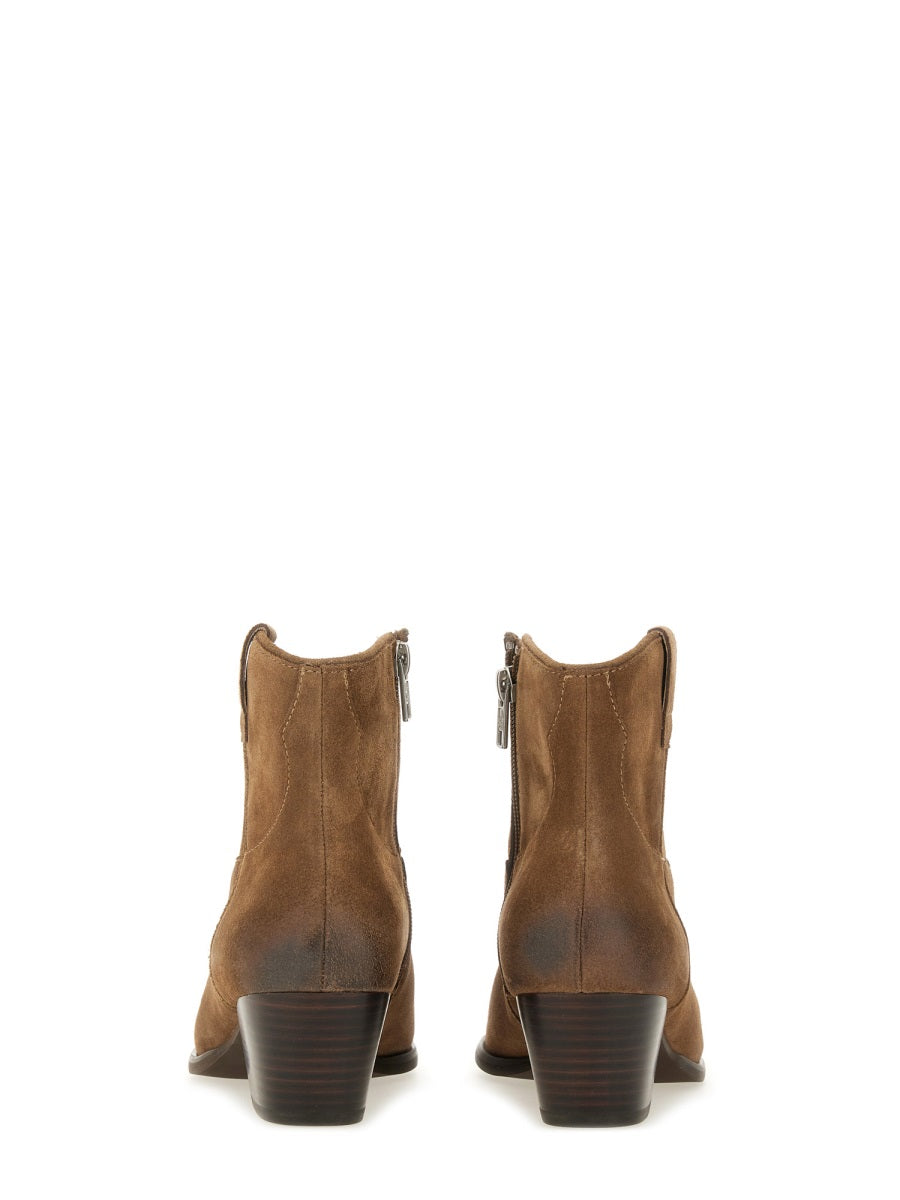 ASH Fandango Leather Ankle Boots for Women
