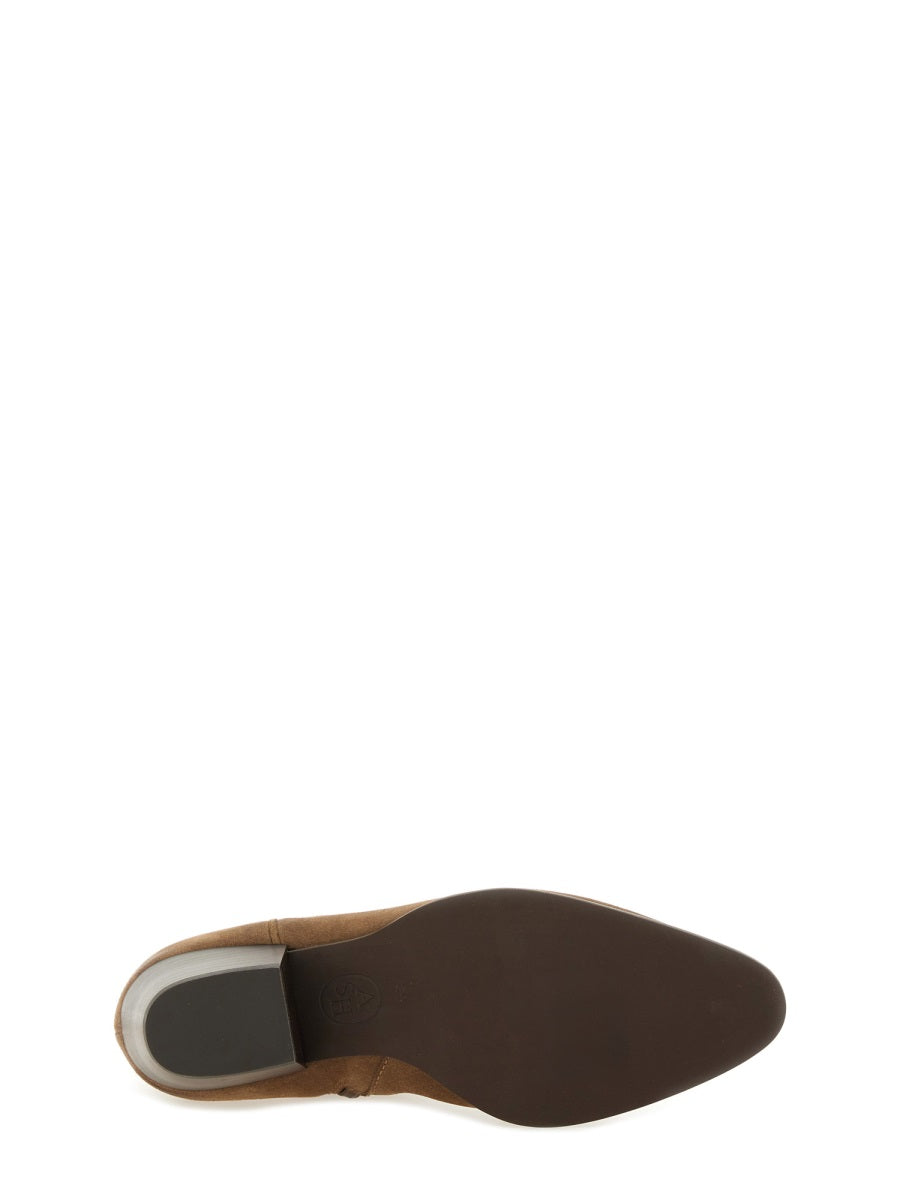 ASH Fandango Leather Ankle Boots for Women