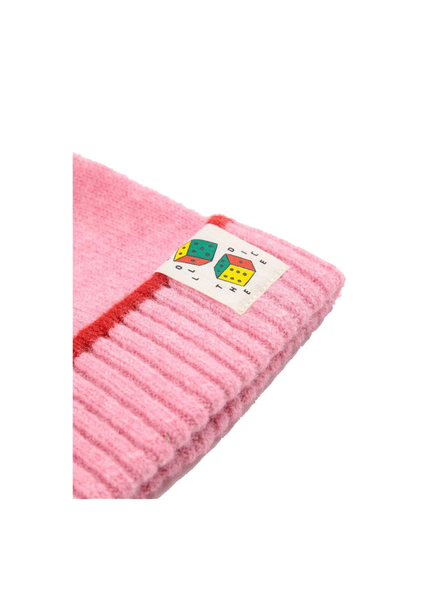 BOBO CHOSES Mini Logo Beanie Hat for Girls