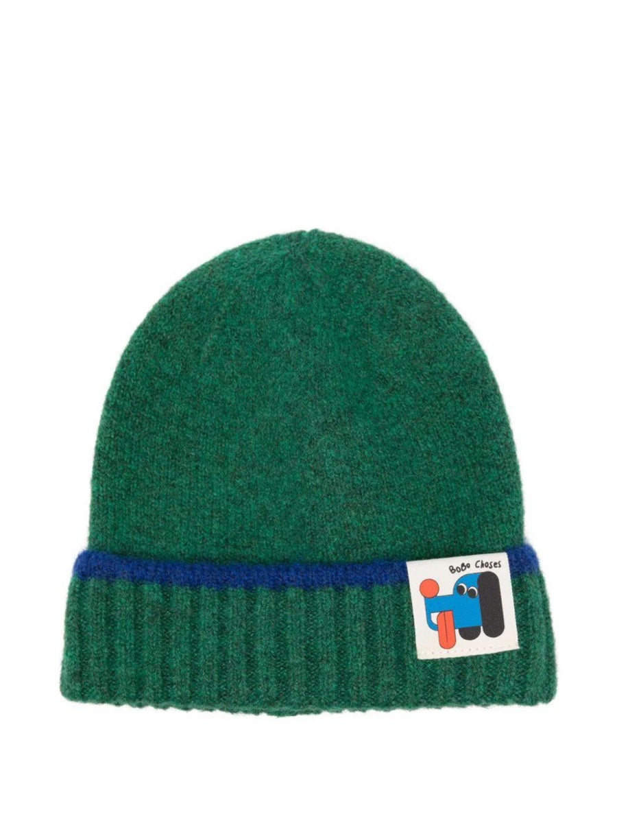BOBO CHOSES Kids' Beanie Hat with Logo
