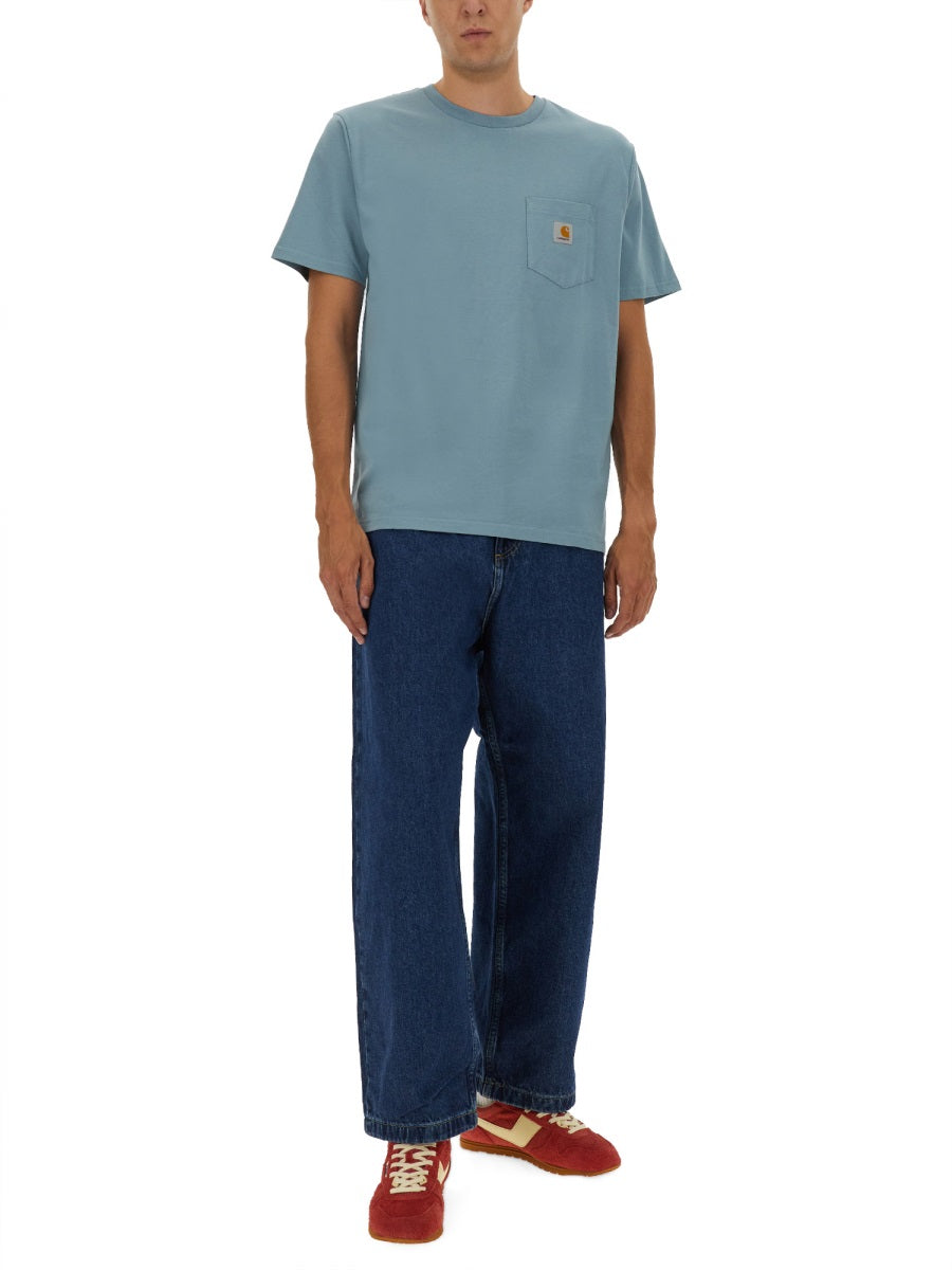 CARHARTT WIP Men's Cotton Denim Pants - Size L