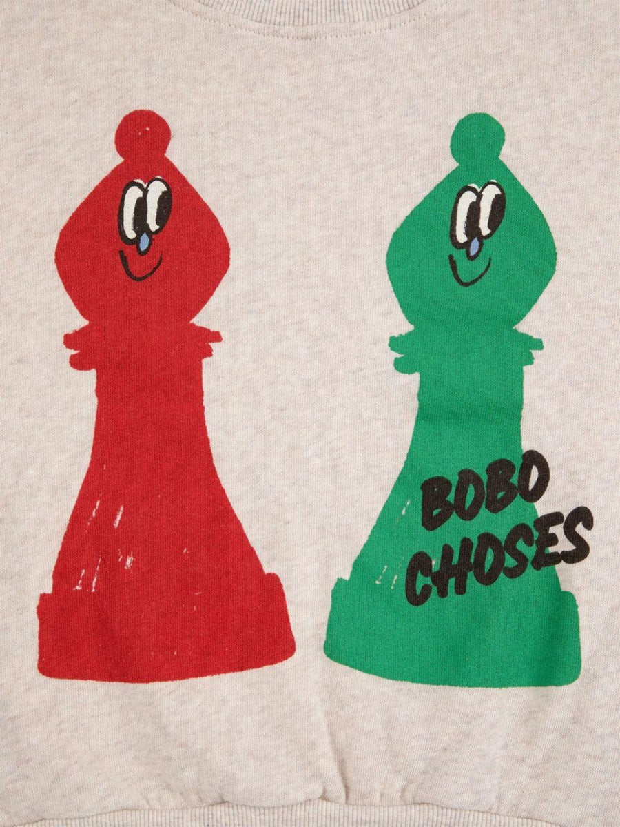 BOBO CHOSES Kids' Chess Logo Mini T-Shirt