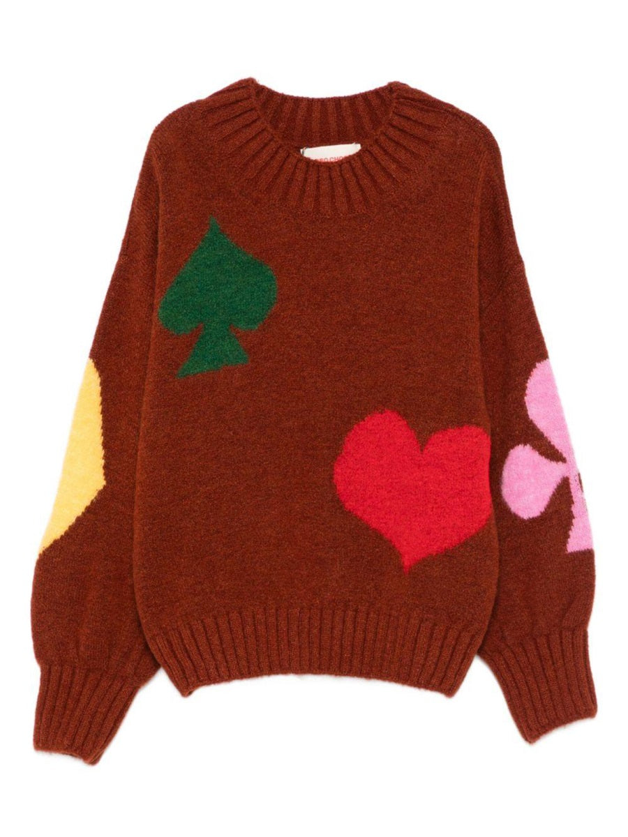 BOBO CHOSES Figures Knit Sweater for Girls