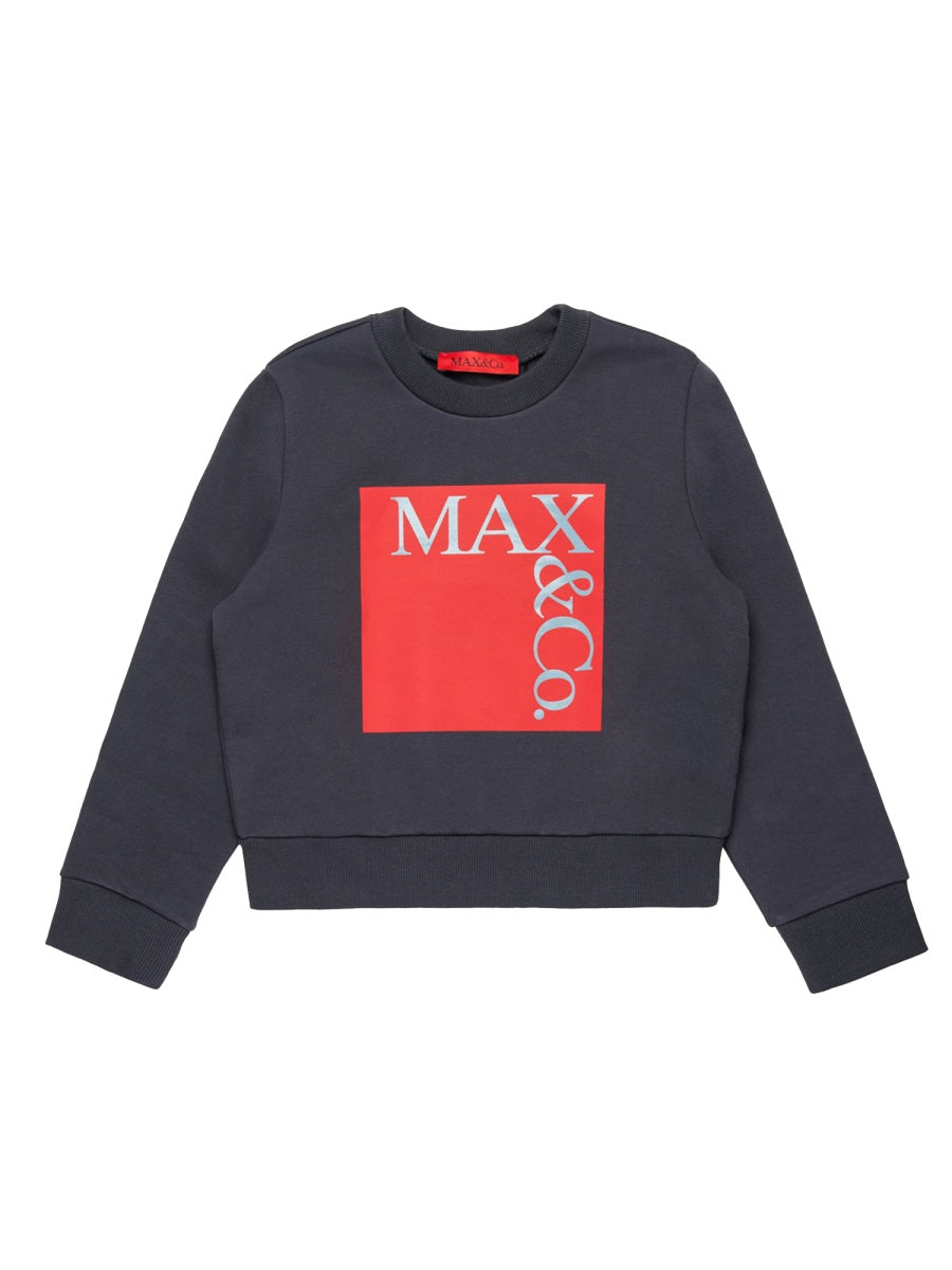 MAX&Co. Cozy Cotton Sweatshirt for Girls - Perfect for FW25