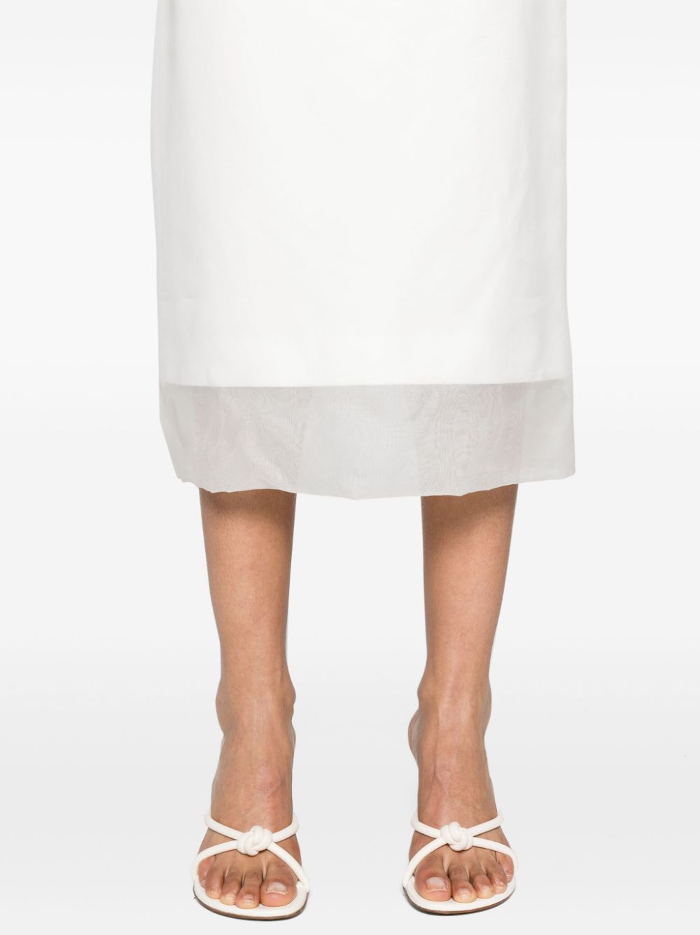 MAX MARA SPORTMAX Silk Midi Skirt for Women