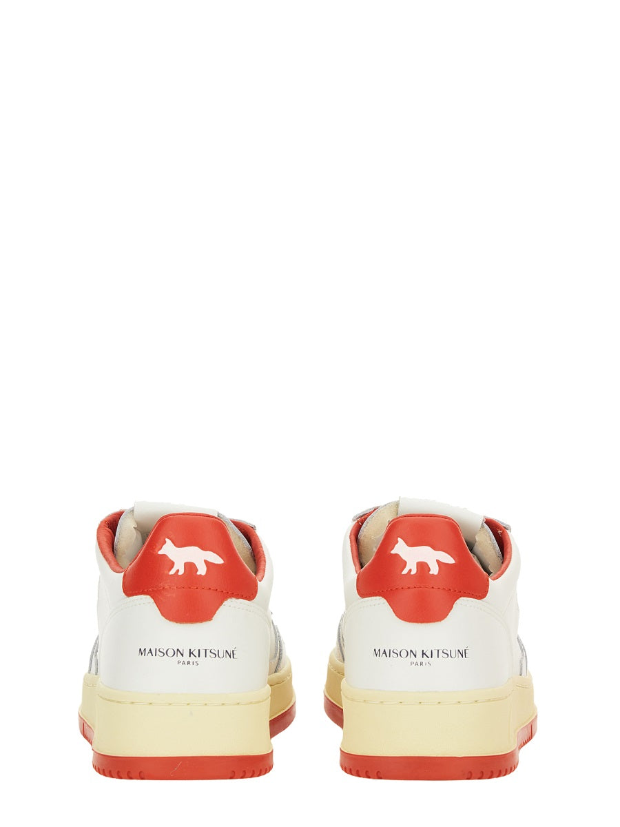 AUTRY X MAISON KITSUNÉ Men's Low Top Leather Sneaker