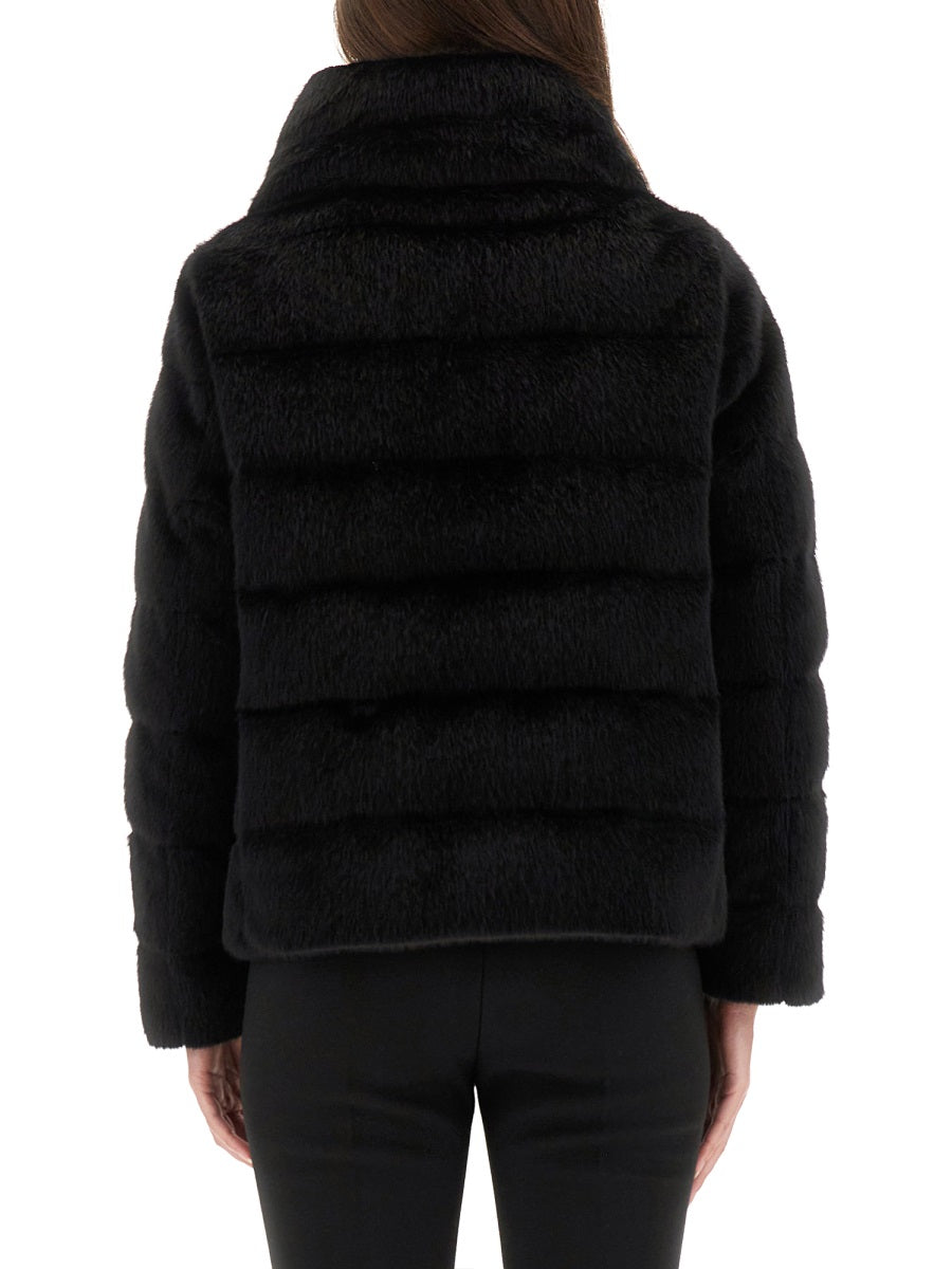 HERNO Cape in Lady Alternative Fur - Size 40 IT