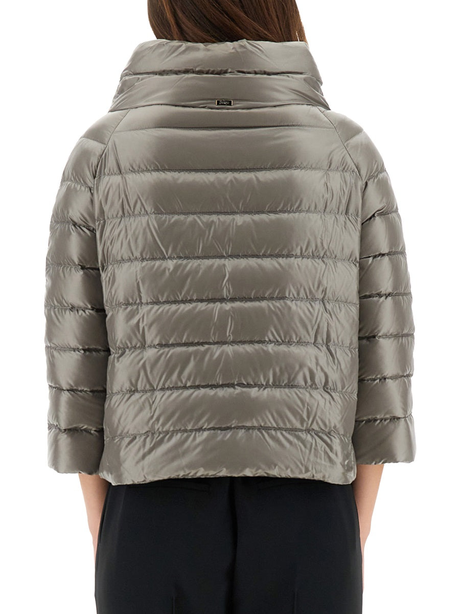HERNO Sofia Women's Mini Down Jacket, Size 40 IT