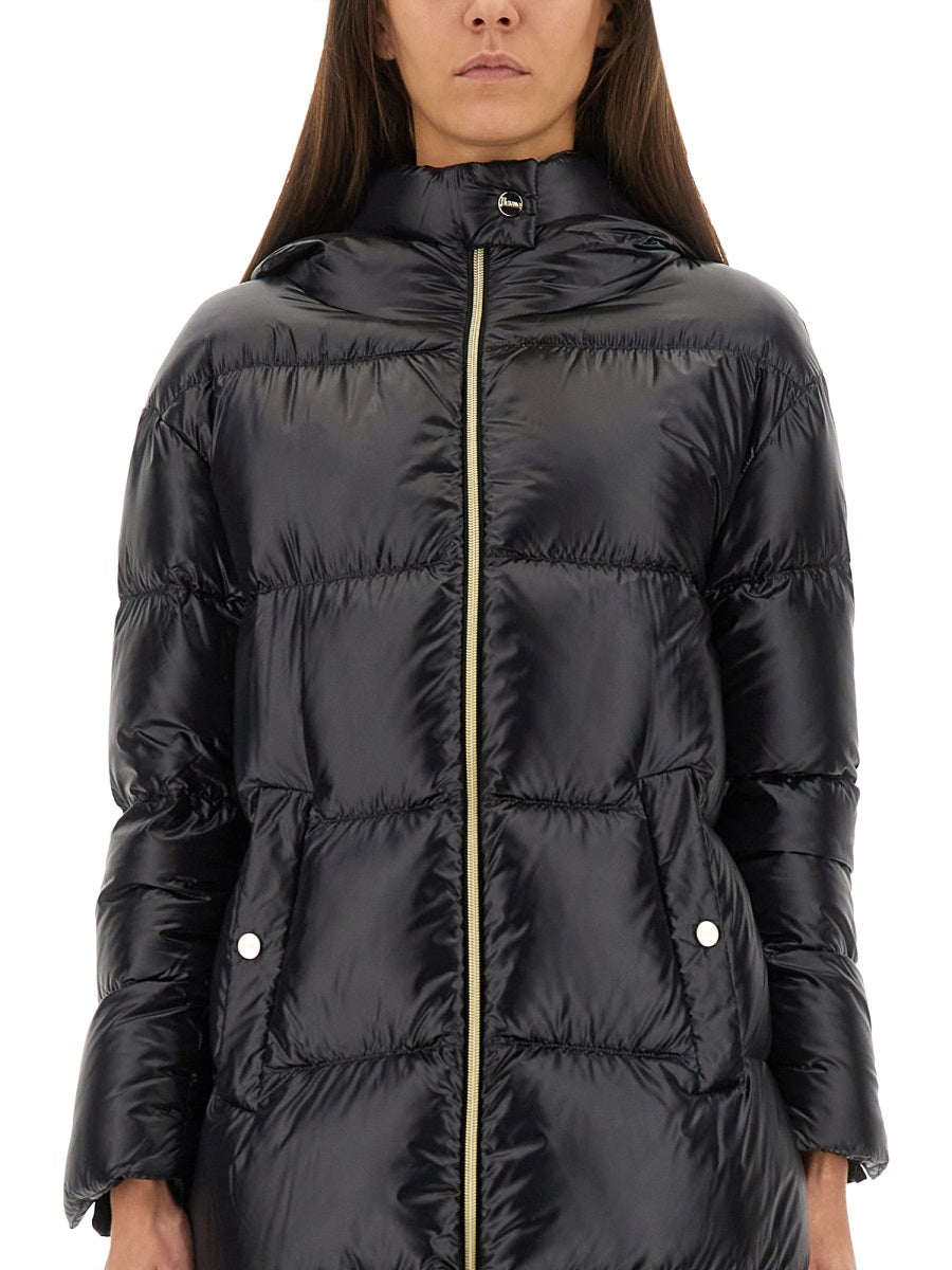 HERNO Ultralight Nylon Parka Jacket - Size 40