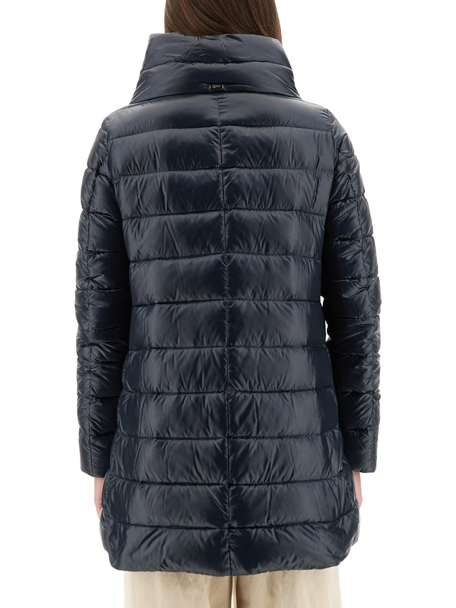 HERNO A-Shape Amelia Down Jacket - Size 40 IT