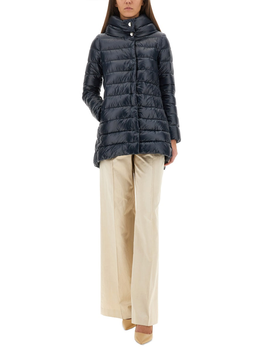 HERNO A-Shape Amelia Down Jacket - Size 40 IT