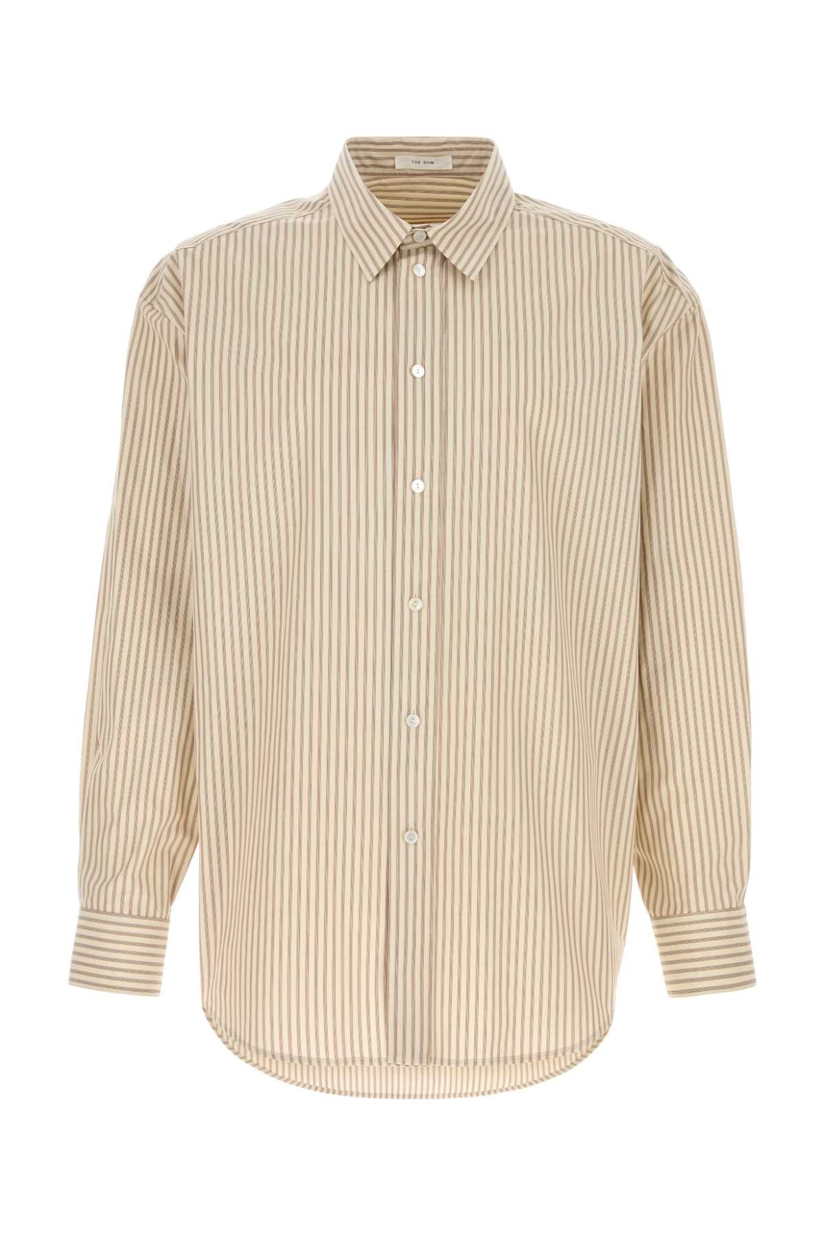 THE ROW Embroidered Poplin Granada Shirt
