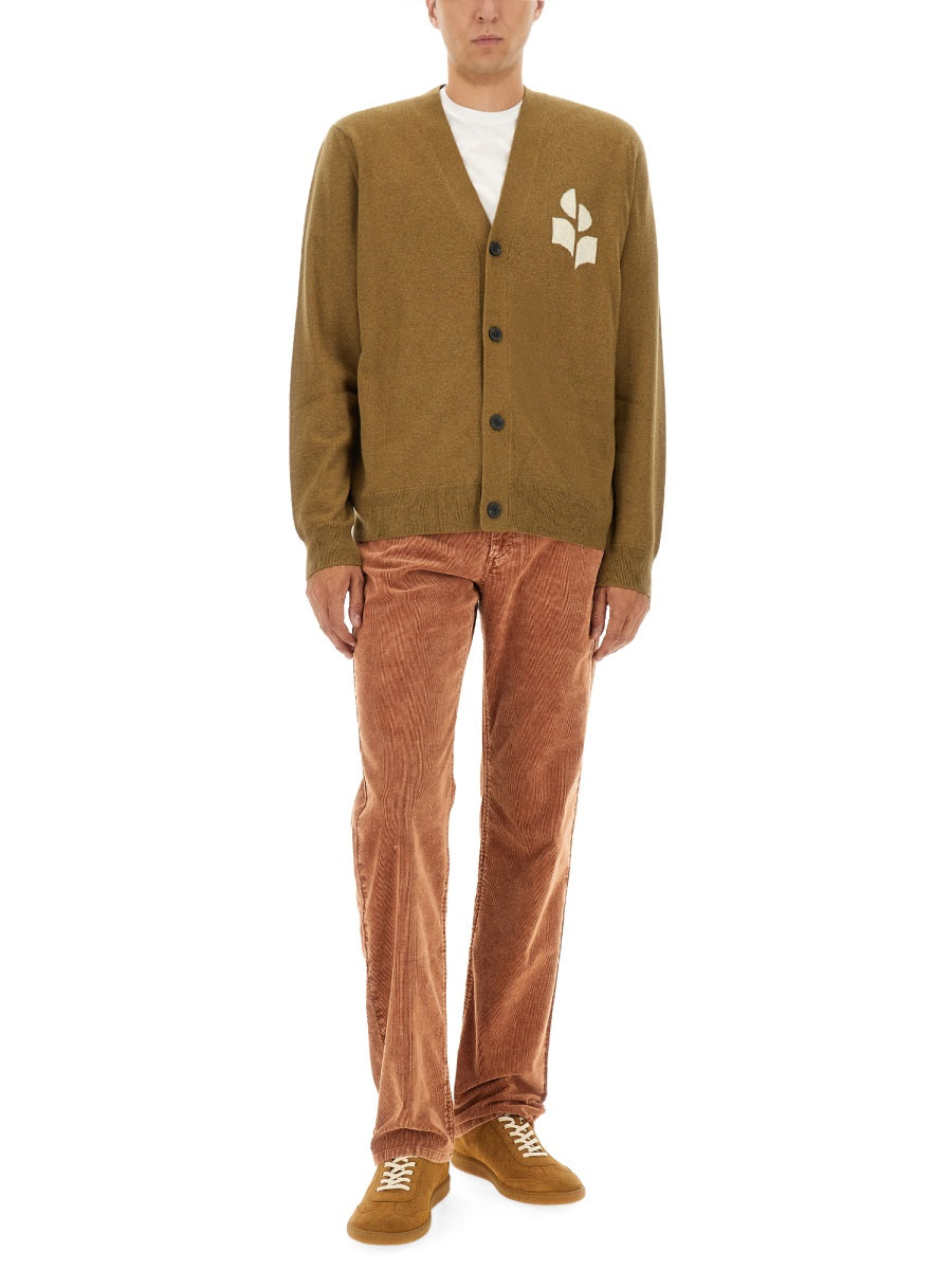 MARANT Logo Knit Cardigan - Size L