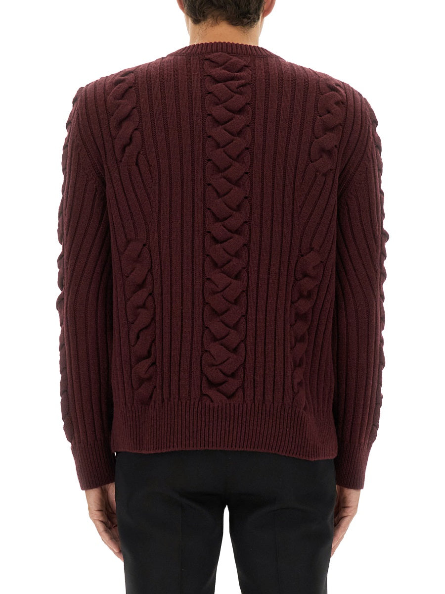 ALEXANDER McQUEEN Men's Wool Sweater - Size L