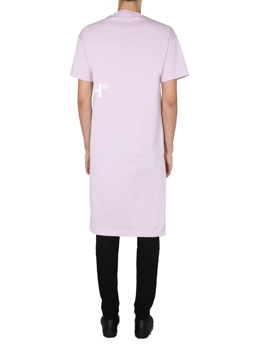 AMBUSH Men's Round Neck Logo Print Dress