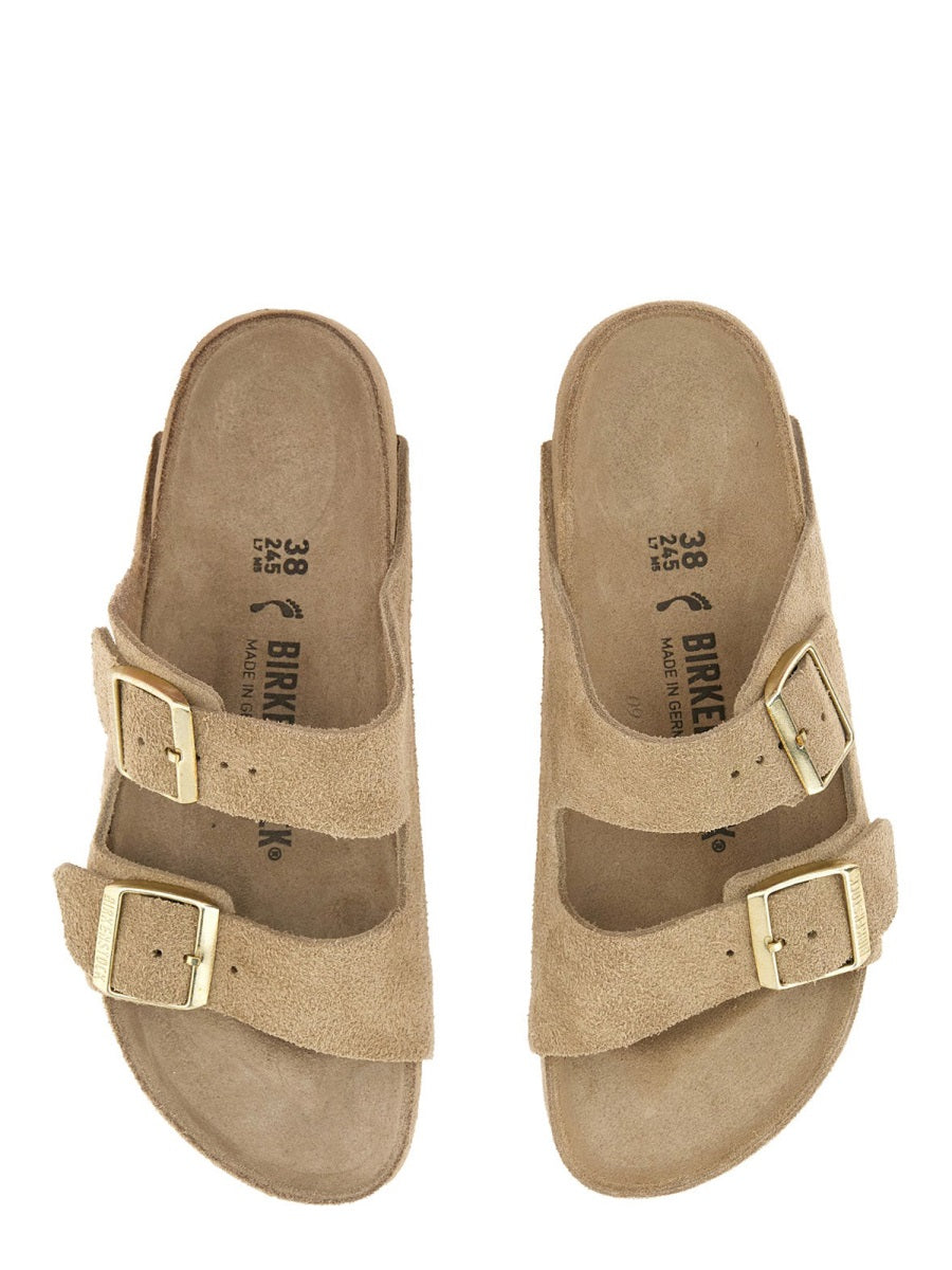 BIRKENSTOCK Unisex Leather Arizona Sandals