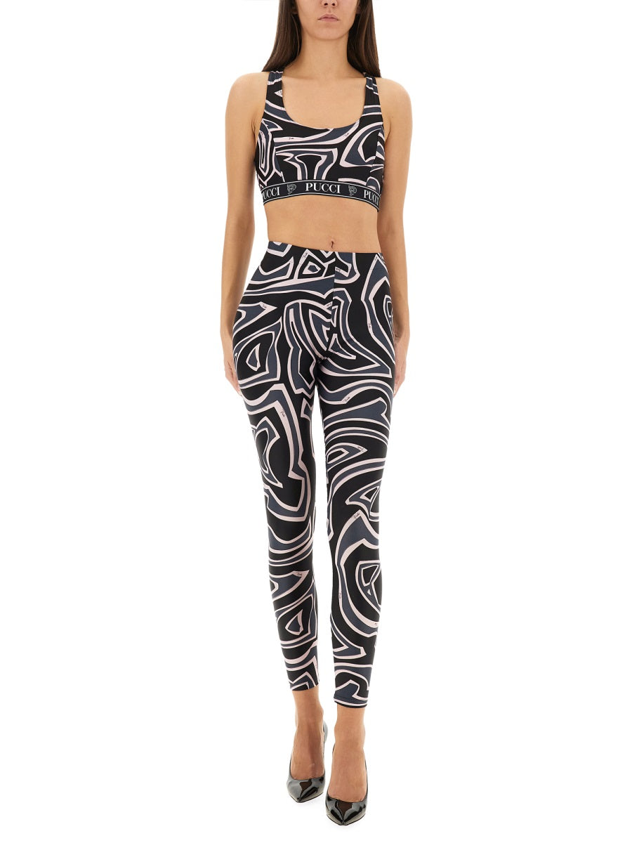 PUCCI Labyrinth Print Leggings - Size S