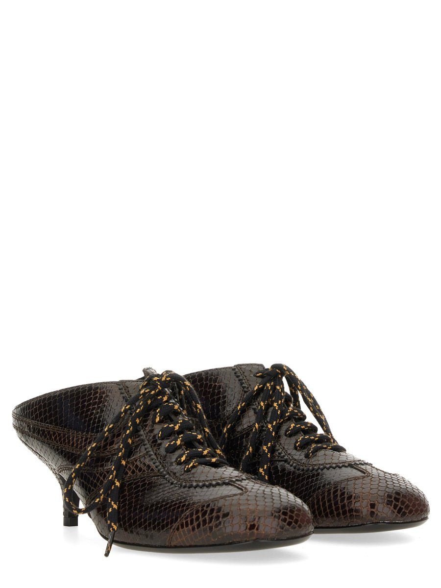 DRIES VAN NOTEN Leather Slip-On Flats for Women - FW25