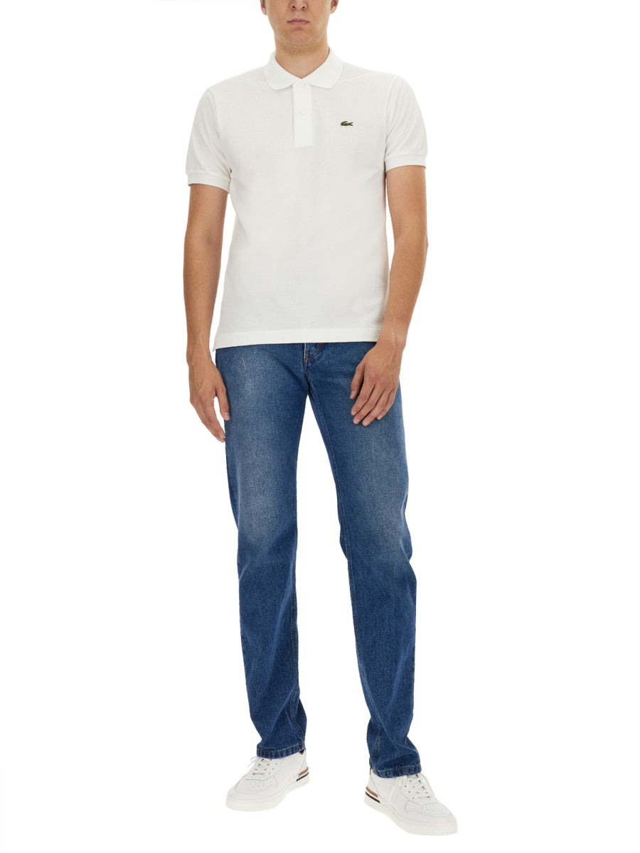 LACOSTE Classic Slim Fit Polo Shirt (Size 4)