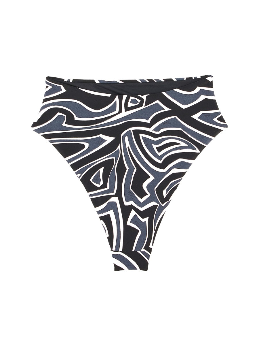 PUCCI Marble Print Bikini Bottom - Size S