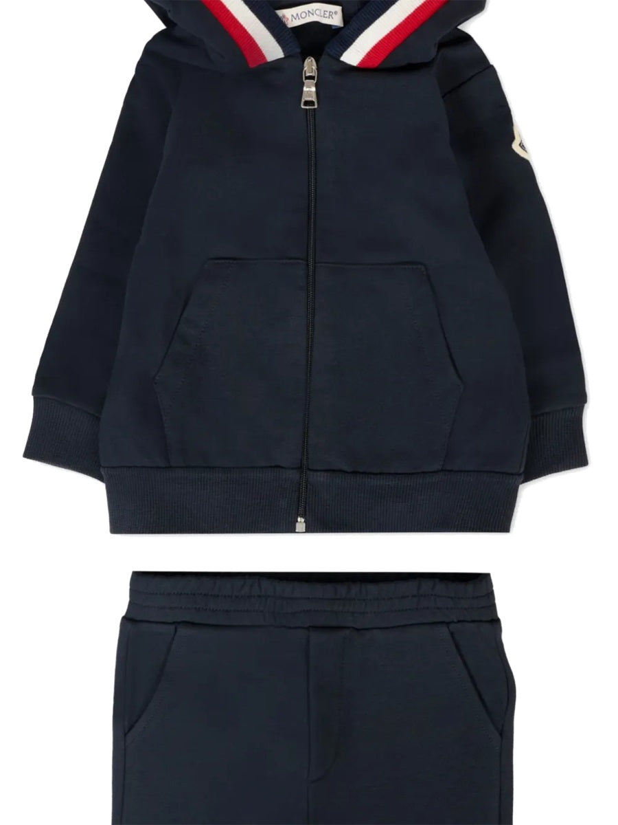 MONCLER Mini Sweatpants Set with Sweatshirt