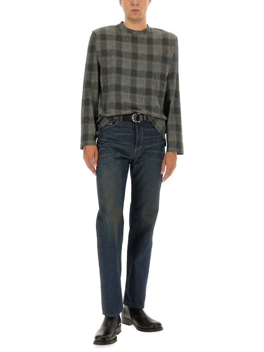 OUR LEGACY Long Sleeve Box T-Shirt - Size 48 IT