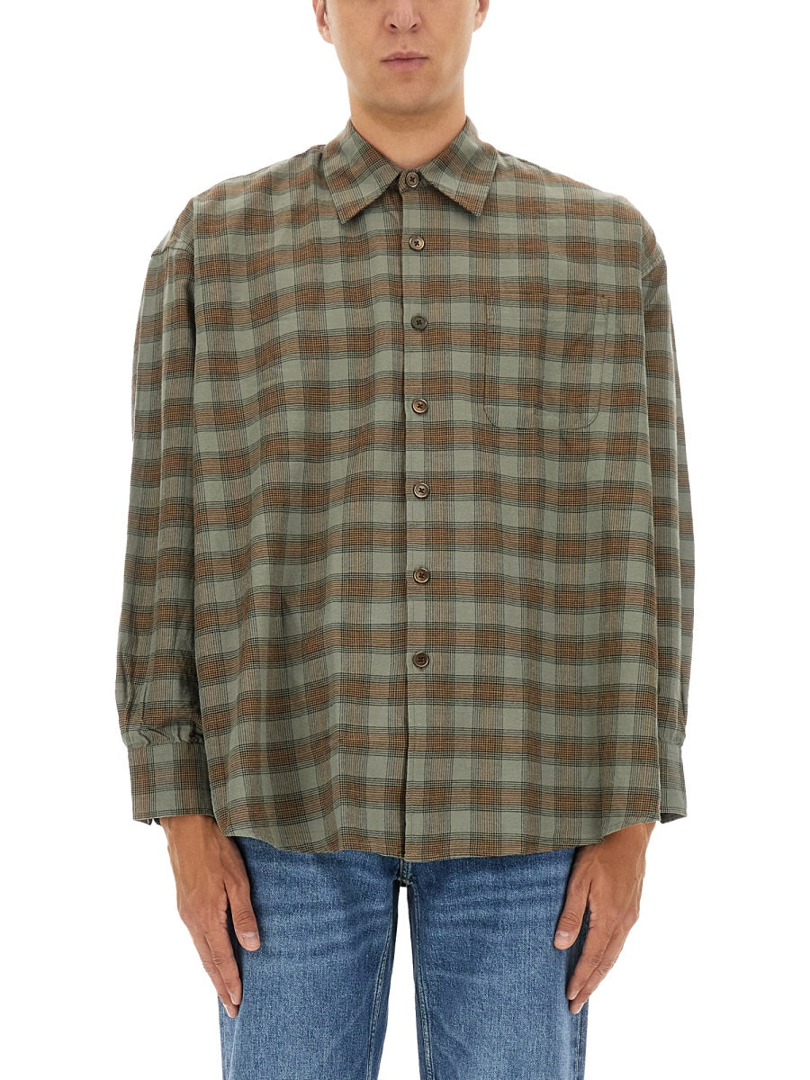 OUR LEGACY Plaid Flannel Shirt - Size 48