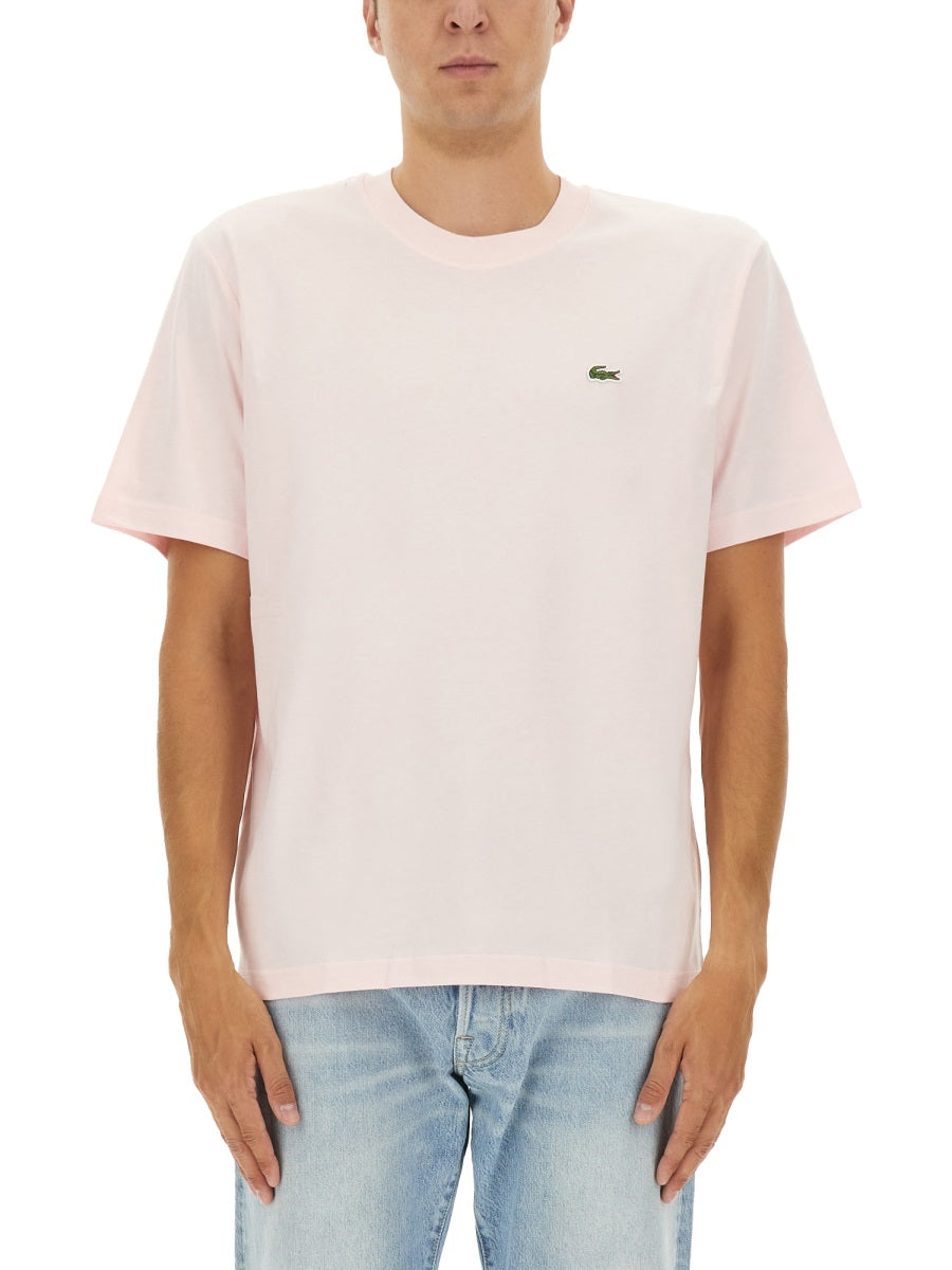 LACOSTE Men's Classic Cotton T-Shirt - Size 5