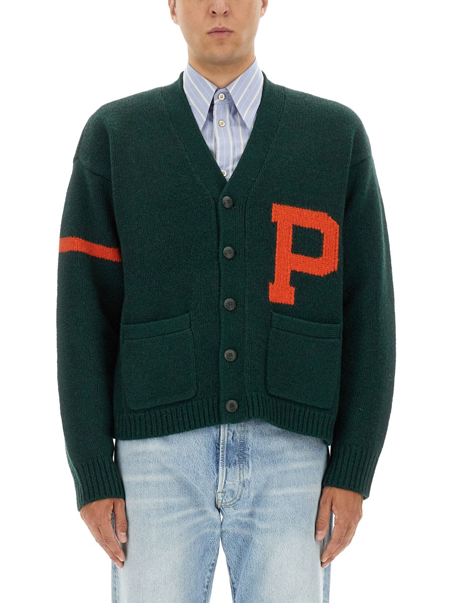 POLO RALPH LAUREN Men's Cardigan with Maxi Letter - Size M