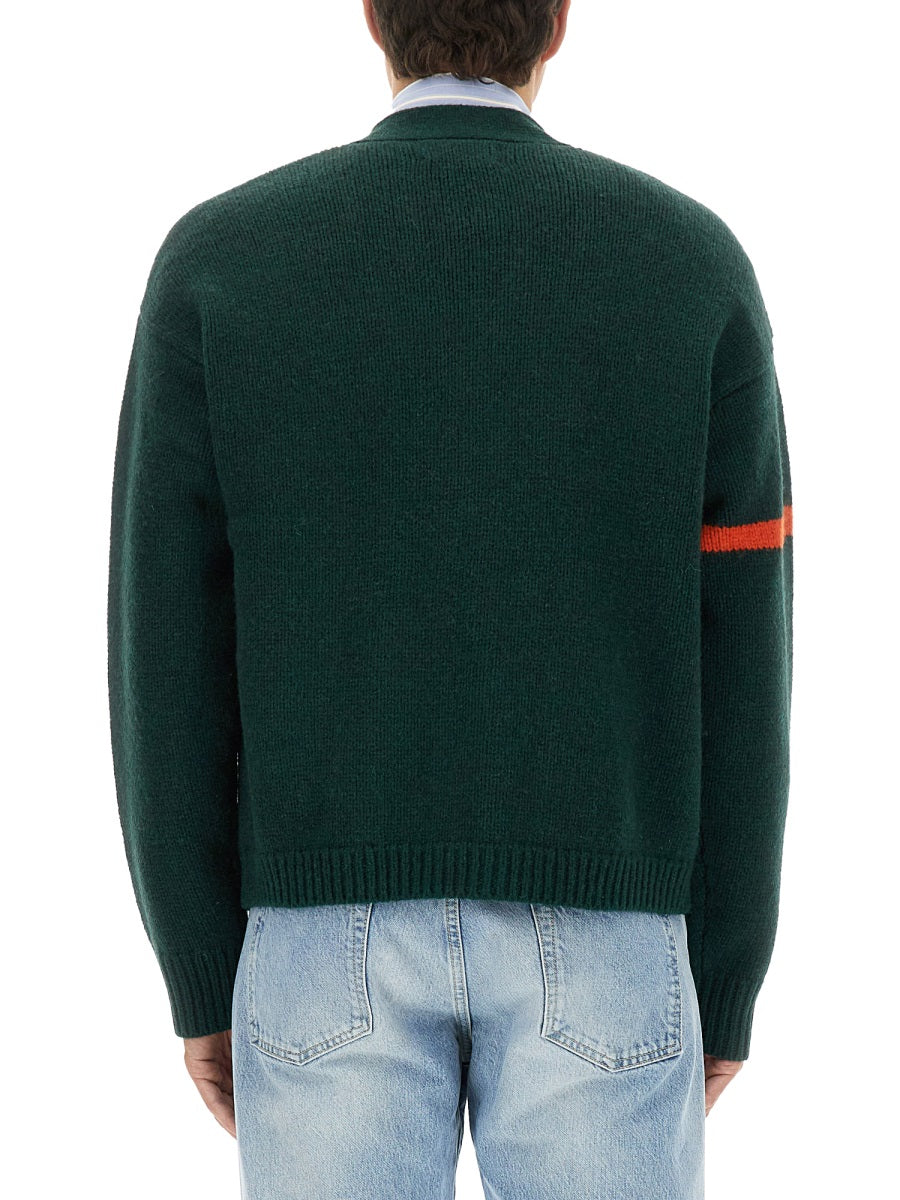 POLO RALPH LAUREN Men's Cardigan with Maxi Letter - Size M