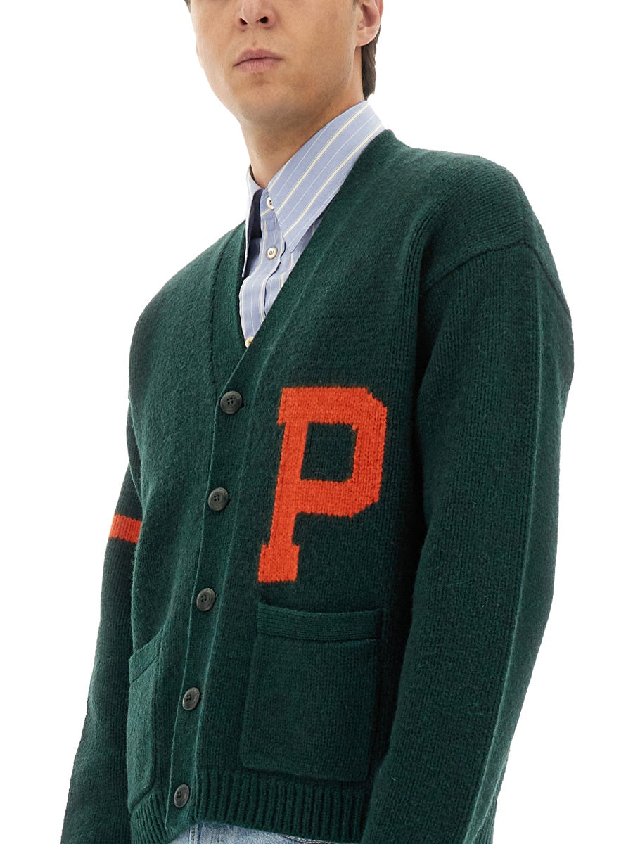 POLO RALPH LAUREN Men's Cardigan with Maxi Letter - Size M