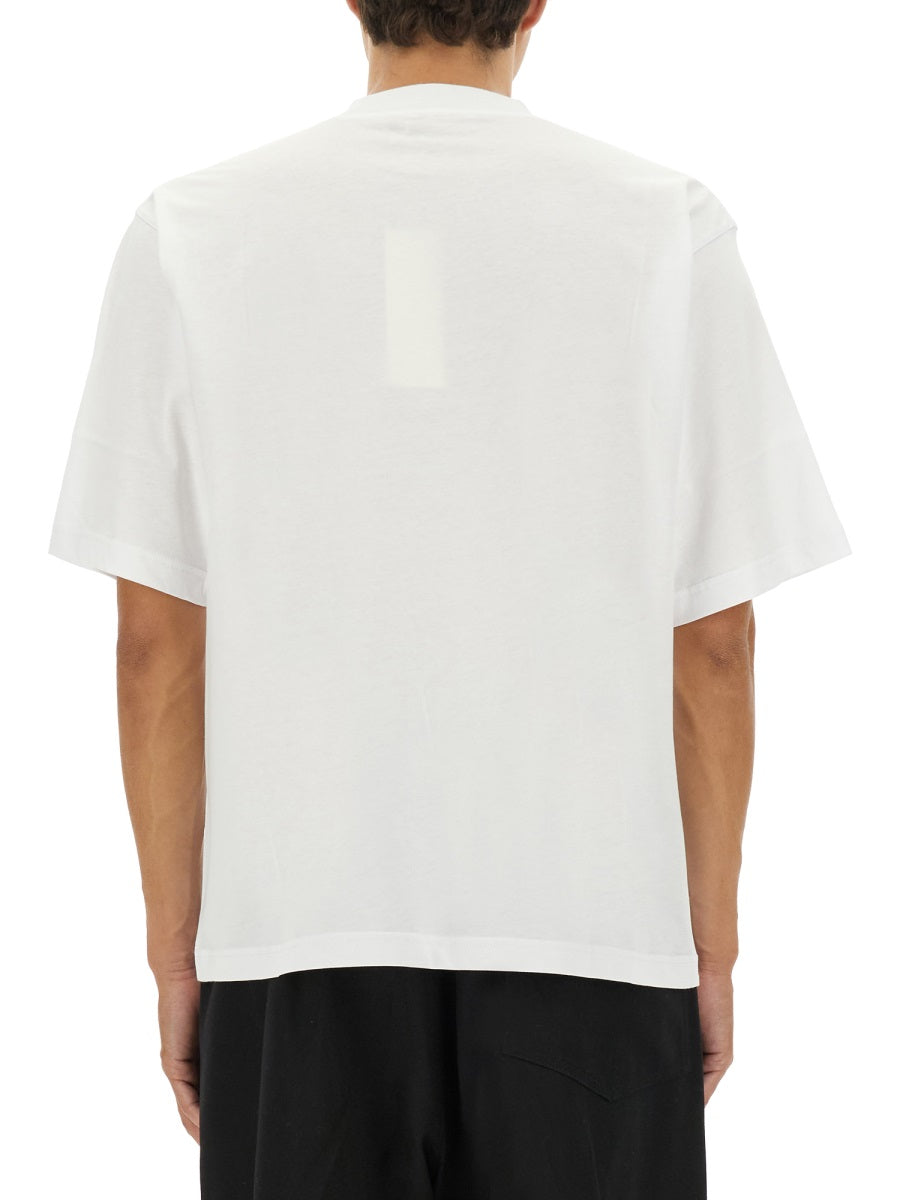 MARNI Graphic Cotton T-Shirt for Men - Size 48 IT